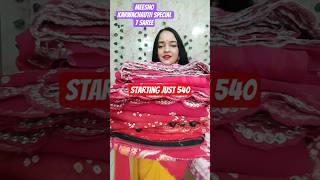 Meesho Karwachauth Special Saree Haul Navratri Special Fendysilk Chiffonsilkbanarsi