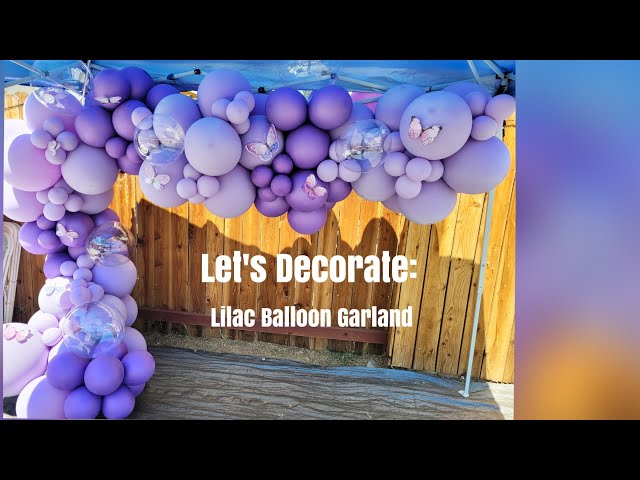 Balloon Garland using fishing line #balloon #balloongarland  #balloongarlandtutorial 