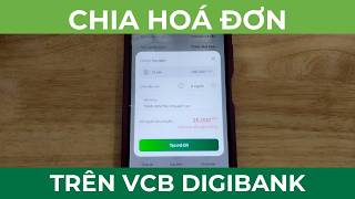 How to split bills on Vietcombank's VCB Digibank