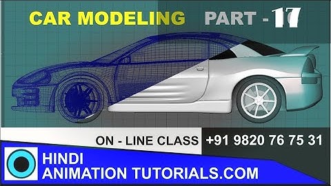 3D Car modeling with Maya [ Hindi ] P_17