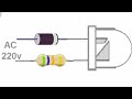 How to connect 3volt LED light 💡to 220 volt AC