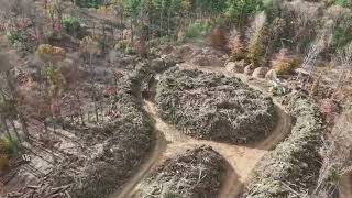 Biltmore Forest Debris Site - Hyperlapse Aerial View