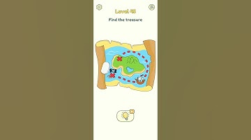 DOP 2 Level 45 | Delete One Part Level 45 Walkthrough Solution Find The Treasure