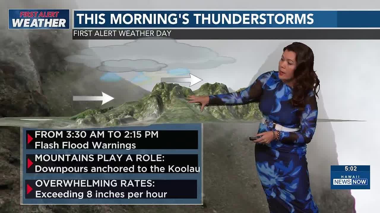 Flash flood warning expires, but dangerous flooding persists across Oahu