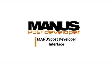 MANUSpost Developer Interface