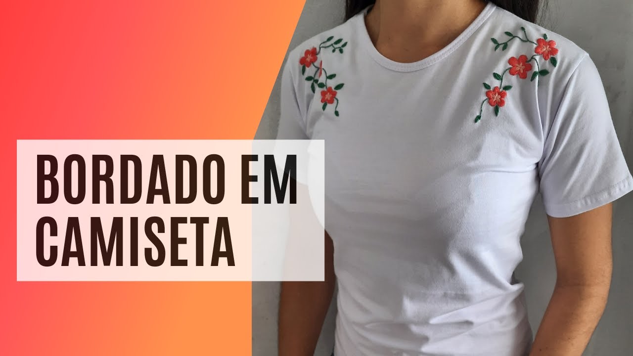 Bordado em camiseta