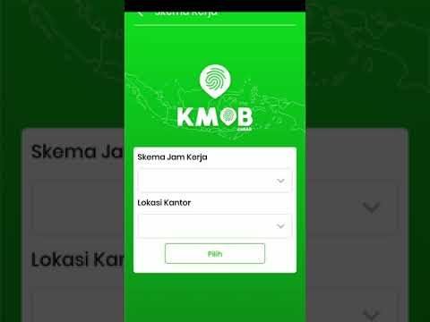 Tata cara login menggunakan aplikasi KMOB