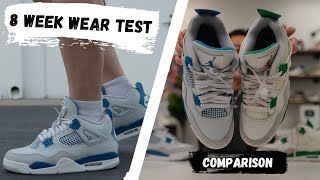 Jordan 4 Military Blue 8 Week Wear Test | As good as pine green?