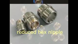 stainless steel pipe fittings:hex nipple stainless steel pipe fittings:hex nipple