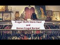 Frugal Living Thrift Store Haul and Tortellini Salad Recipe!