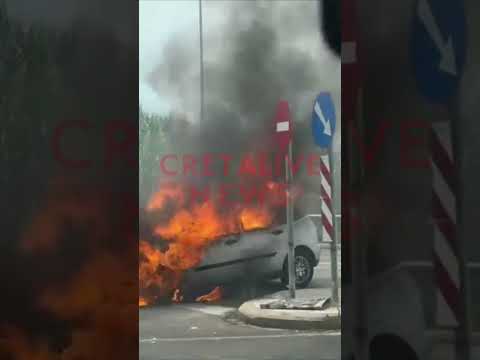 Φλεγόμενο όχημα