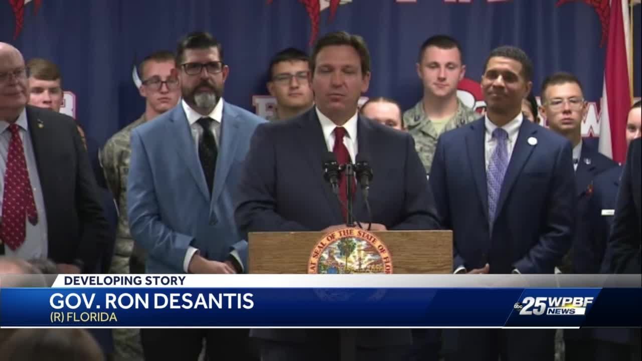 Gov. DeSantis responds to attacks from Trump