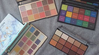 MAKEUP REVOLUTION EYESHADOW PALLETE UNBOXING|| SHOPPING FROM PURPLLE.COM FOR MAKEUP EXPERIENCE