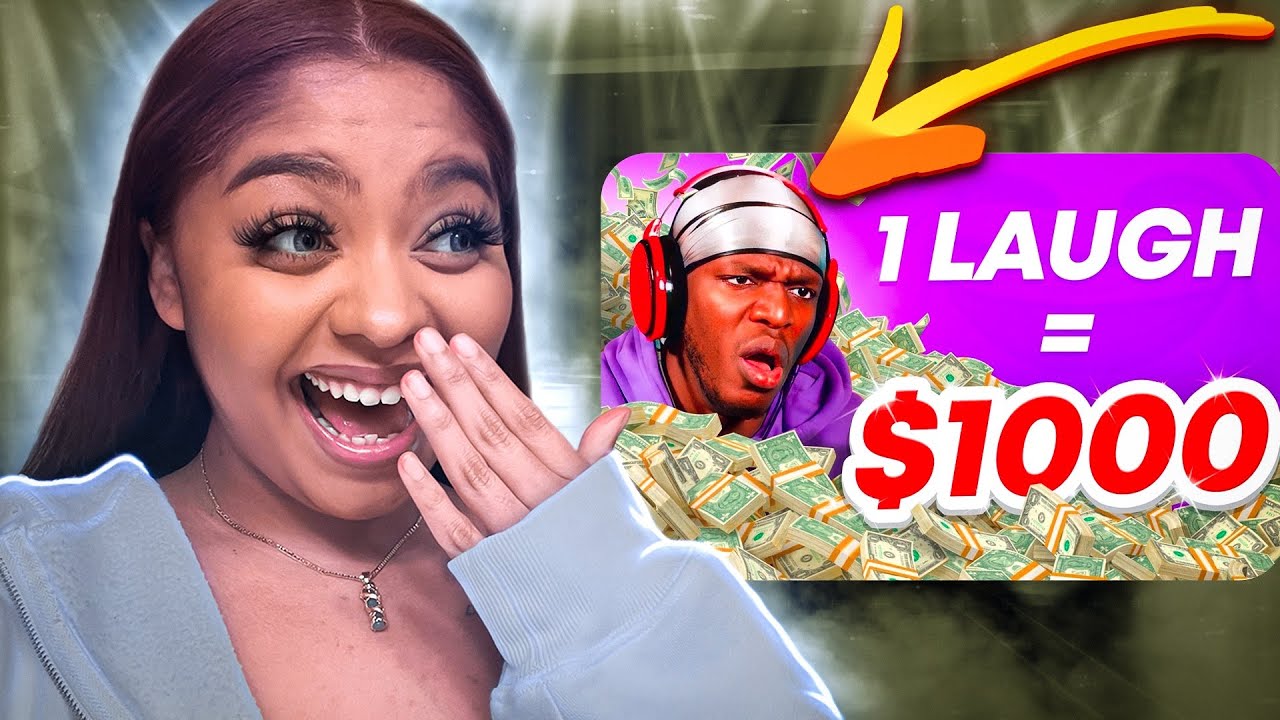 KSI- $1000 Every Time I Laugh! REACTION