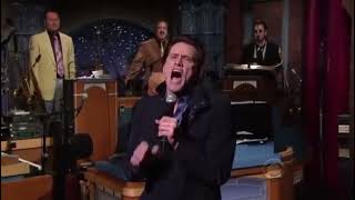 Jim Carrey cantando "Singing Take on me by A-ha"