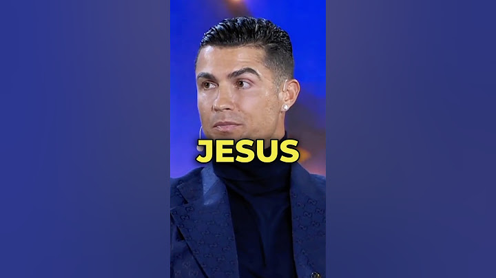 CRISTIANO RONALDO EXALTOU JESUS E SURPREENDEU O MUNDO