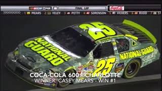 Casey Mears first Nascar Cup Win