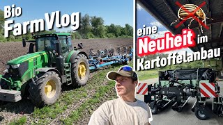 Der neue Kartoffelkäfersammler ist da  erste Beregnugnen laufen  Soja zudecken & mehr / Vlog 91