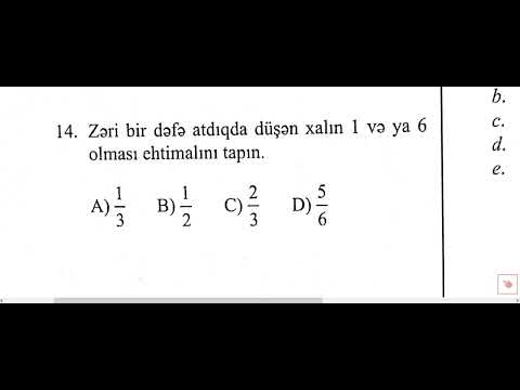 Güvən 7 ci sinif BSQ 1 Variant A izahı