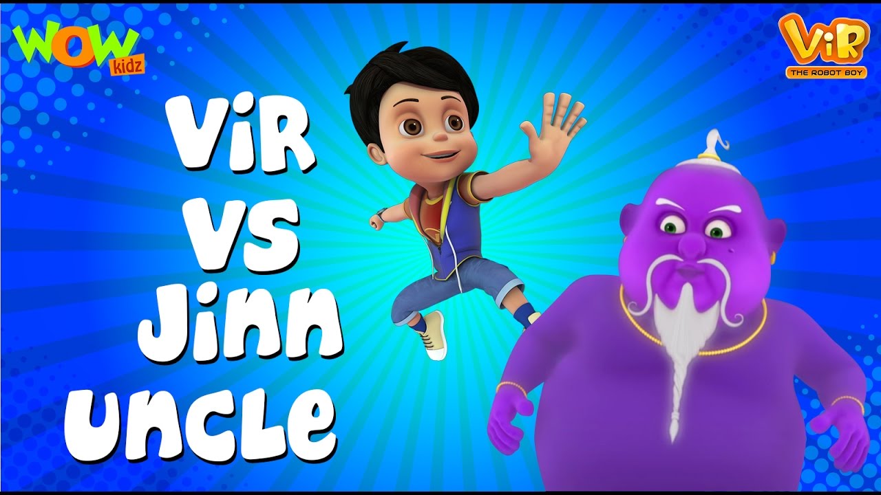 Vir The Robot Boy  Hindi Cartoon For Kids  Vir vs jinn uncle  Animated Series Wow Kidz