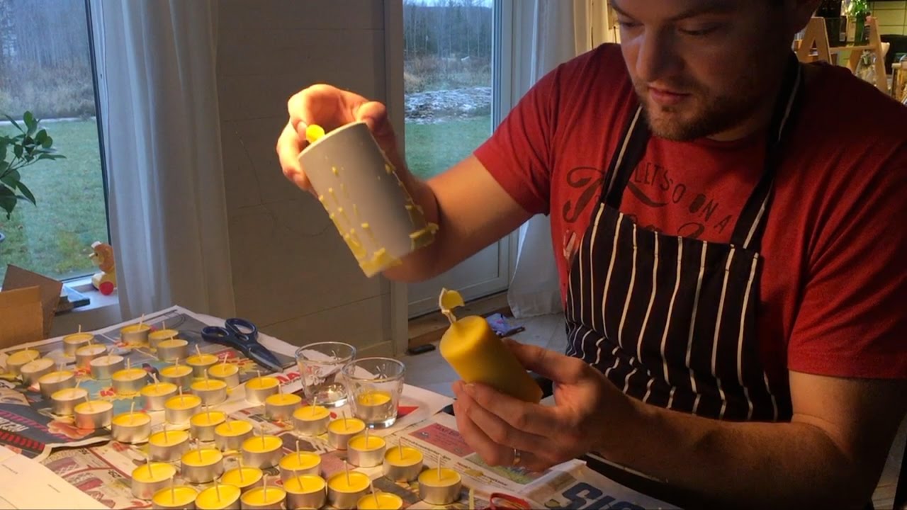 Beekeeping Guide: How To Use Candle Moulds To Create Beeswax Candles 