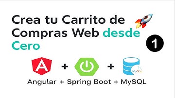 Carrito de compras en Angular y Spring Boot + MySQL - Parte 01