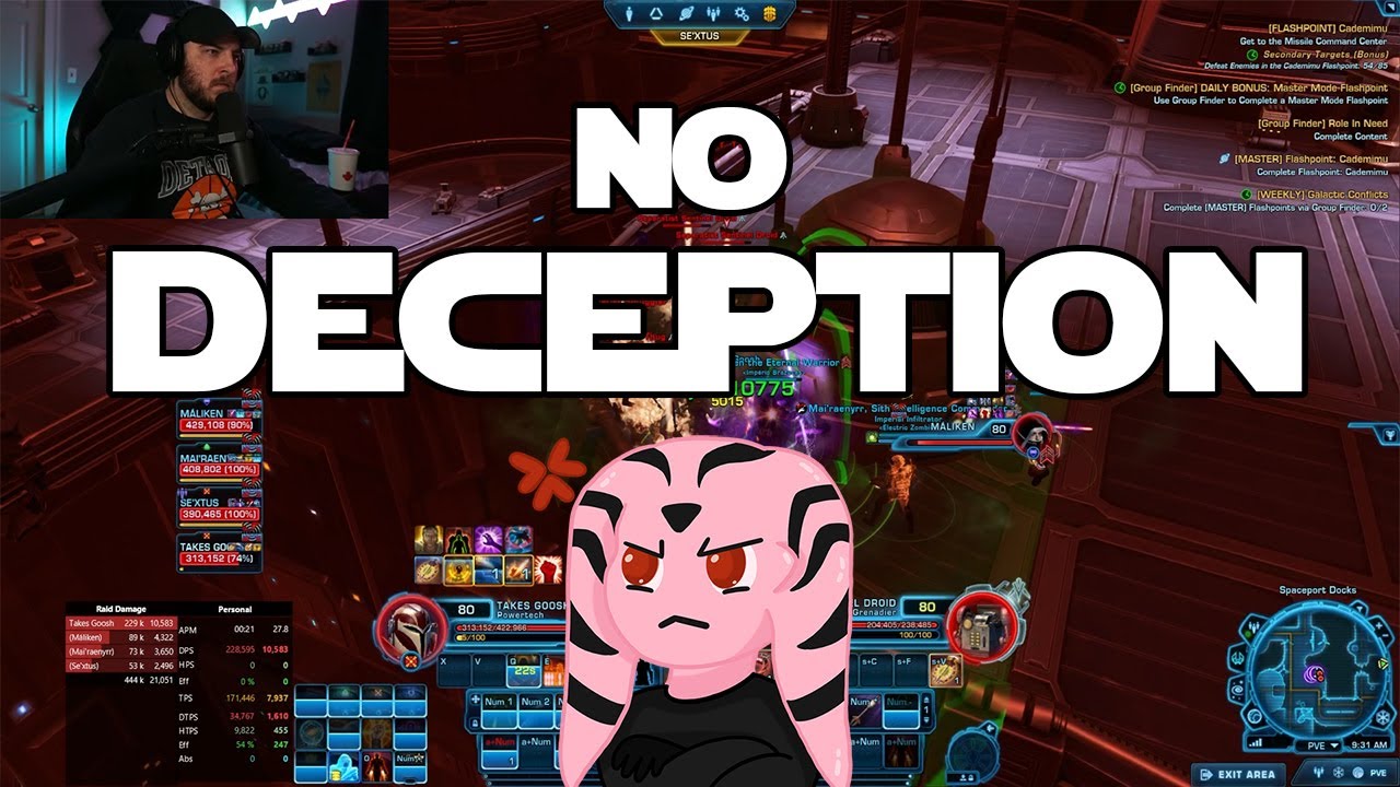 NO MORE DECEPTION PLEASE | Swtor