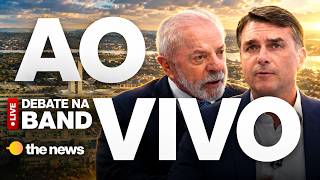 REACT: 1º DEBATE PRESIDENCIAL ENTRE LULA E FLÁVIO | THE NEWS AO VIVO 18/10