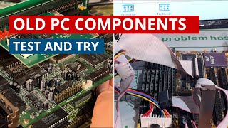 Checking out a MYSTERY box full of old PC-parts and components - Does anything work ?