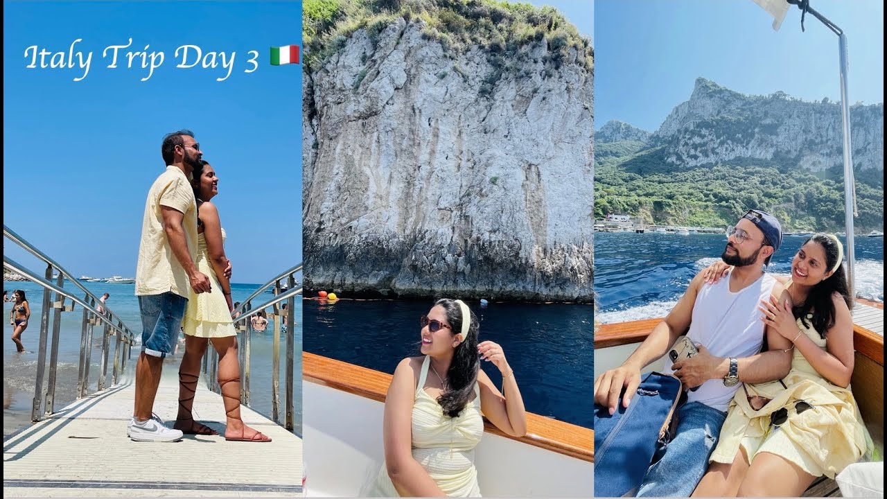Italy Day 3 Vlog from Naples 🇮🇹| Exploring Heaven on Earth - Capri Island 🏝️