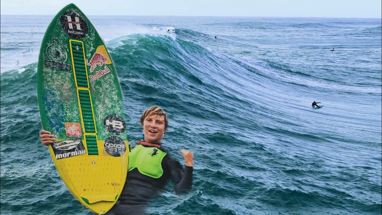 NAZARÉ GRANDE E PERFEITO! PRIMEIRO SWELL DA TEMPORADA pt2