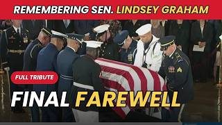 Download lagu Lindsey Graham memorial | Full Capitol Rotunda tribute