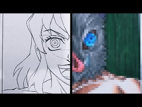 Zenitsu / Tanjiro / Inosuke  Desenho de anime, Anime, Desenhos