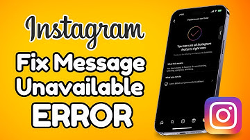 How To Fix Message Unavailable On Instagram (Quick Tutorial)