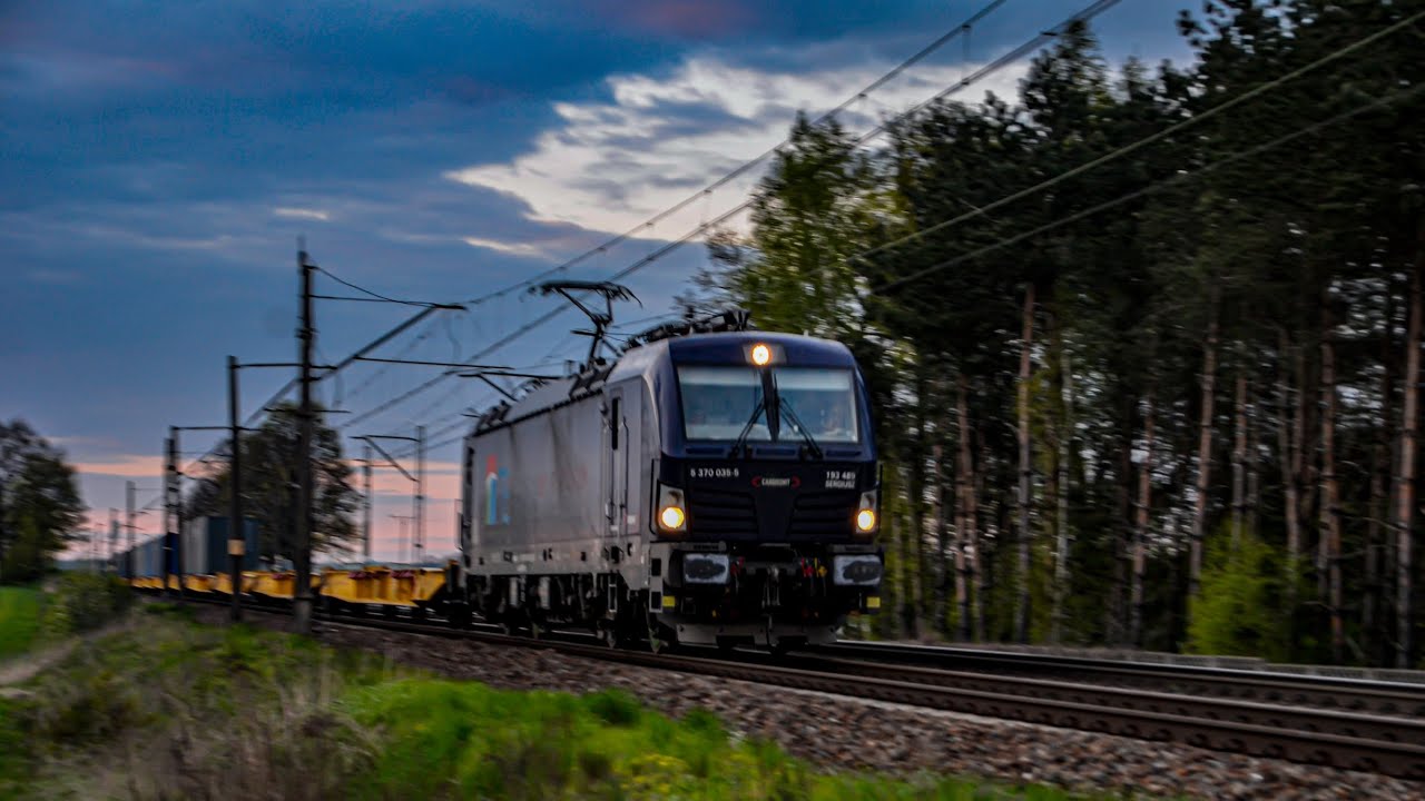 Vectron 193 489 ,,Sergiusz" - Bahn Operator (Cargo Unit) z kontenerami // Franklinów [RP1]
