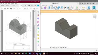 Fusion 360 - How to Make the Second Isometric Shape