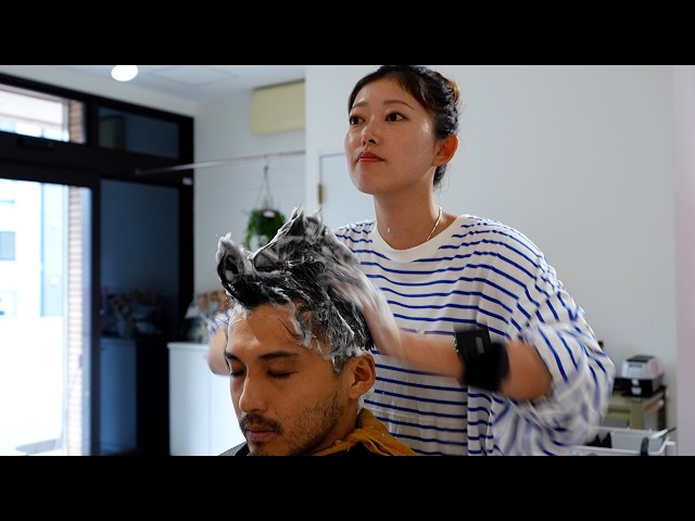 💈🇯🇵【ASMR】From a Renowned  Barbershop to Her Own Shop in Sapporo | Female Barber’s Full Grooming