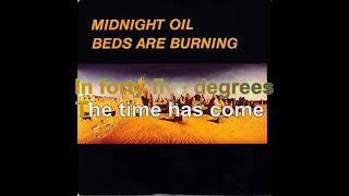 Midnight Oil - Beds Are Burning [Lyrics Audio HQ]