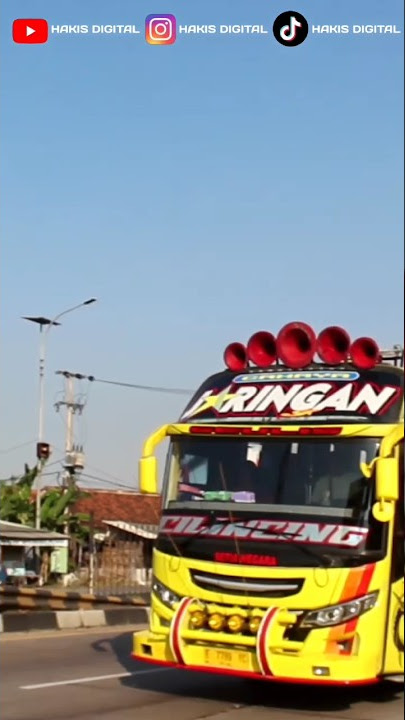 GILAA😱 Pesona klakson kapal jarjay #buscirebonan #shorts #buscirebon