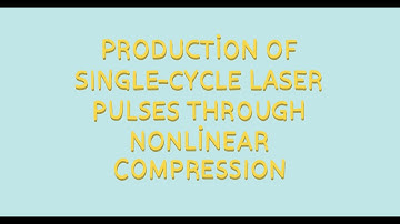 PMEFT - Production of single-cycle laser pulses through nonlinear pulse compression