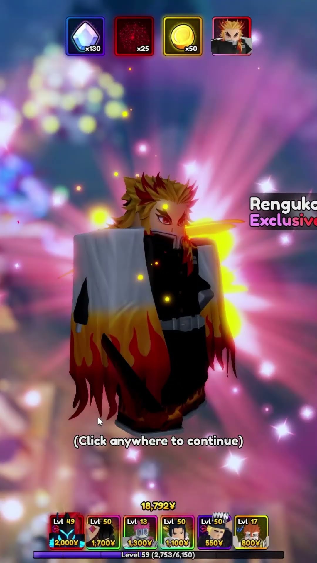 I Got EXCLUSIVE RENGUKO In Anime Vanguards!!!