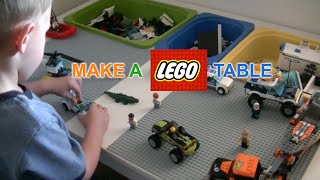 I LOVE how my Lego Table turned out! It was so much fun to make and really easy too. Check this out and send me a picture if you 