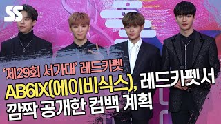 AB6IX(에이비식스), 레드카펫서 깜짝 공개한 컴백 계획 ('제29회 서울가요대상 레드카펫')