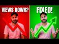 YouTube Views Down: Ab Kya Karein? Algorithm Badah Gaya! 📉 Views Down Problem Ka 100% Solution