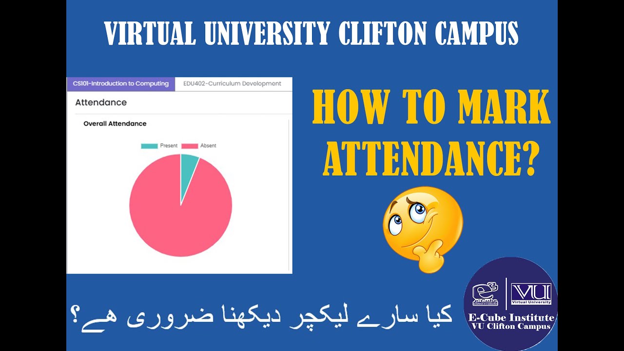 How to Mark attendance in VU / Virtual University Attendance / Check attendance VU Fall 2025
