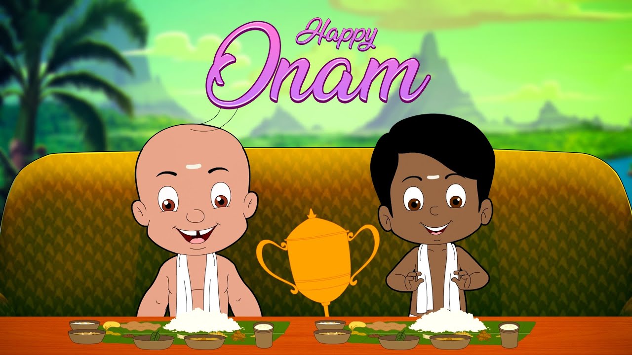 Mighty Raju   Happy Onam A Feast of Smiles  Cartoon for kids  Festival Special