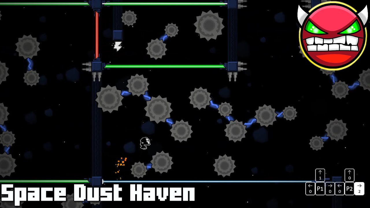 ( Hard Demon Platformer ) | Space Dust Haven by ThiKn | Geometry Dash 2.2