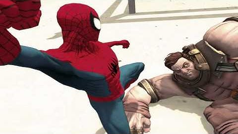 Spiderman Shattered Dimension - Spiderman vs. Juggernaut [HD]