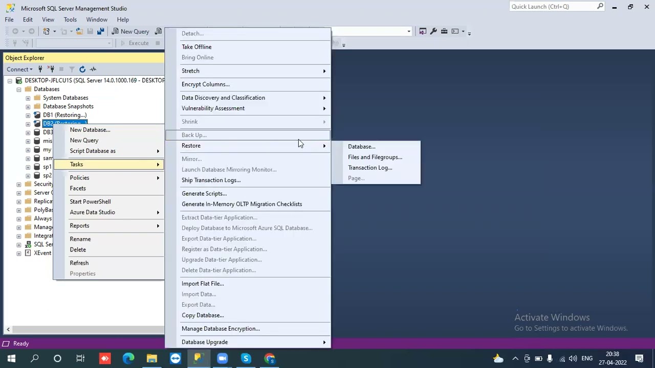 SQL Server DBA Training Videos SQLDBA ClassDay10
