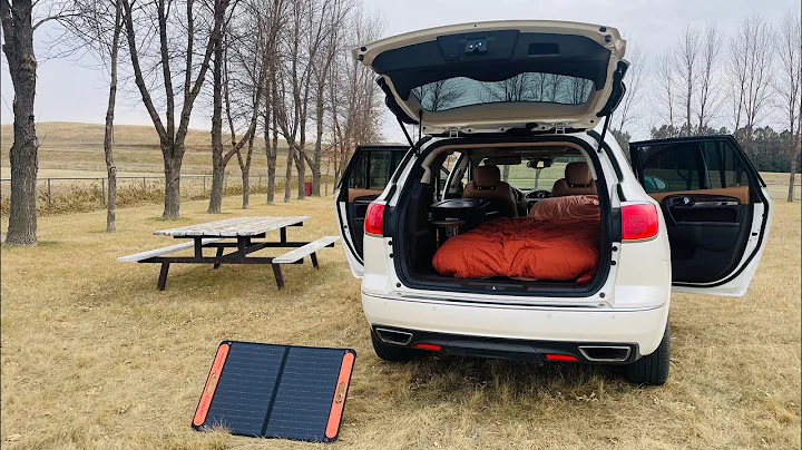 SUV CAMPER CONVERSION TOUR- (easy, no build, & minimalistic)